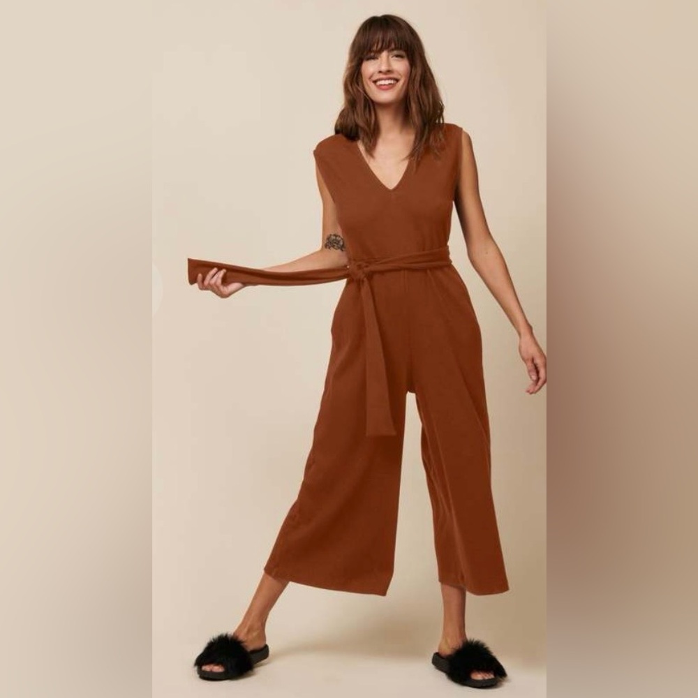 Whimsy and Row, Westly jumpsuit, Rust, Small